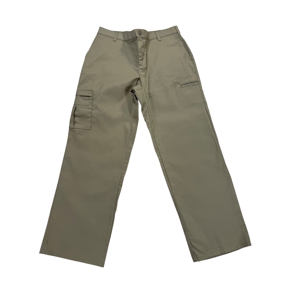 Dickies Cargo Pants Womens 10 P Khaki NWT Straight Leg Twill Workwear FP223KH